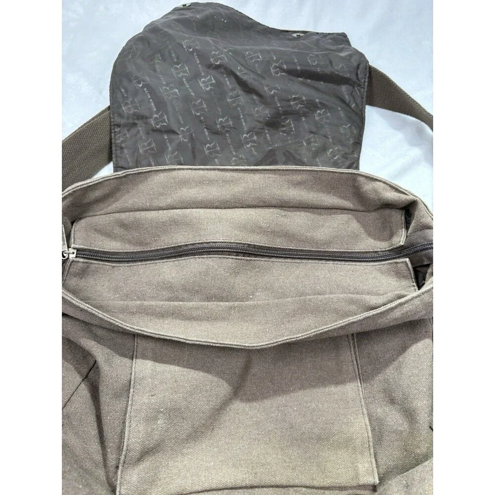 Robin Ruth Messenger Bag Germany Brown Laptop Souvenir Travel Man Bag Canvas